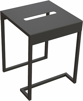 Evolve JAZZ-D stołek łazienkowy, czarny.jpg