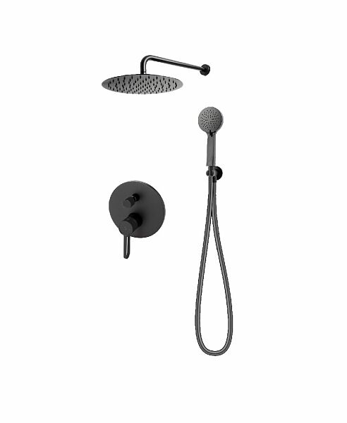 Fdesigne ZAFFIRO system prysznicowy podtynkowy, czarny.JPG