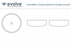 Evolve BADO-L  Umywalka nablatowa 41,5,okrągła, ceramiczna.JPG